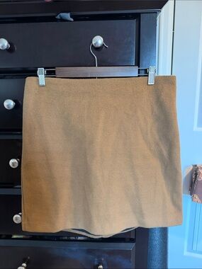 Madison D’Amilie Women's Camel Mini Skirt